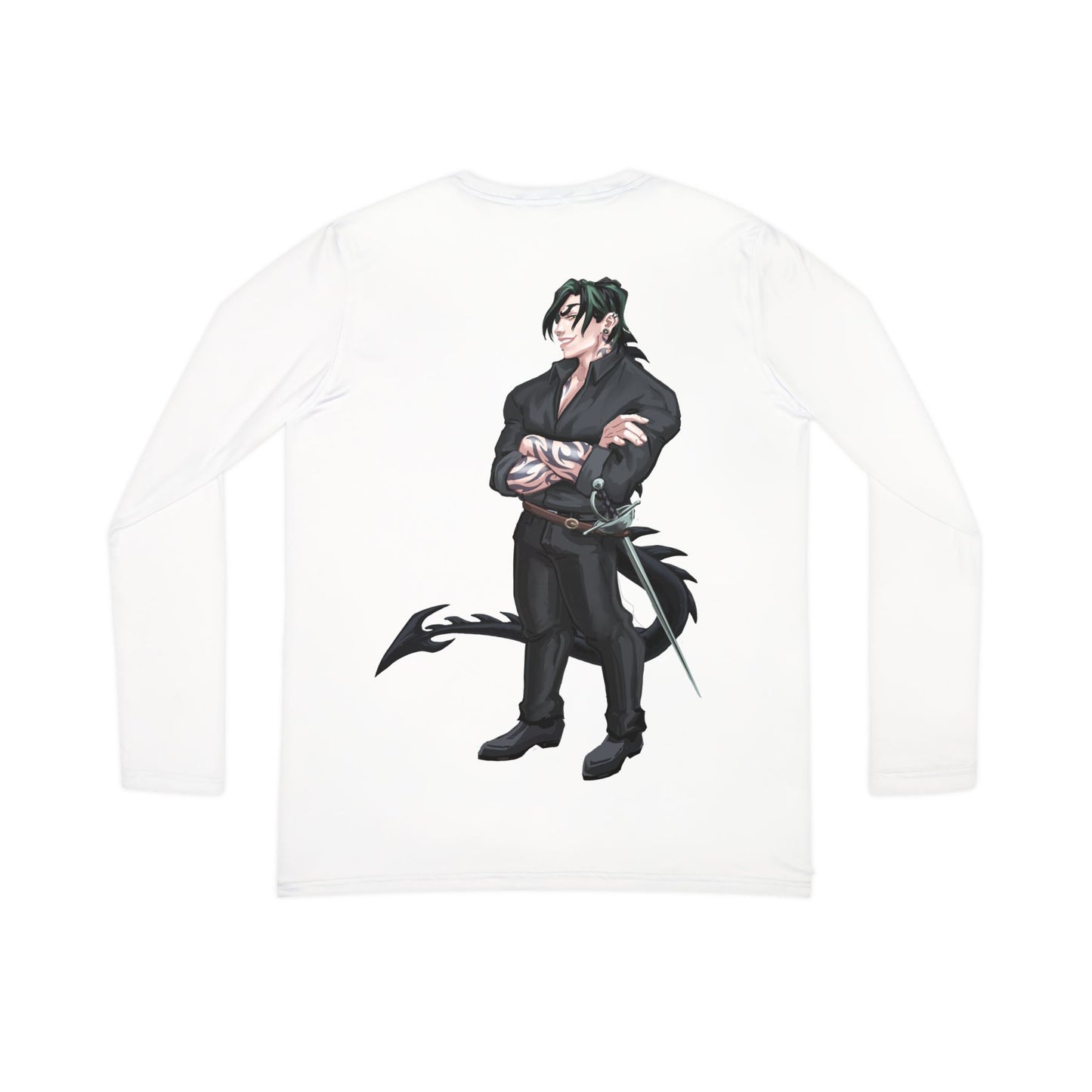 Cassandra Featherstone x Phantom Dame 'Jasper' (Discordia University) Women's Long Sleeve V-neck Shirt (AOP)