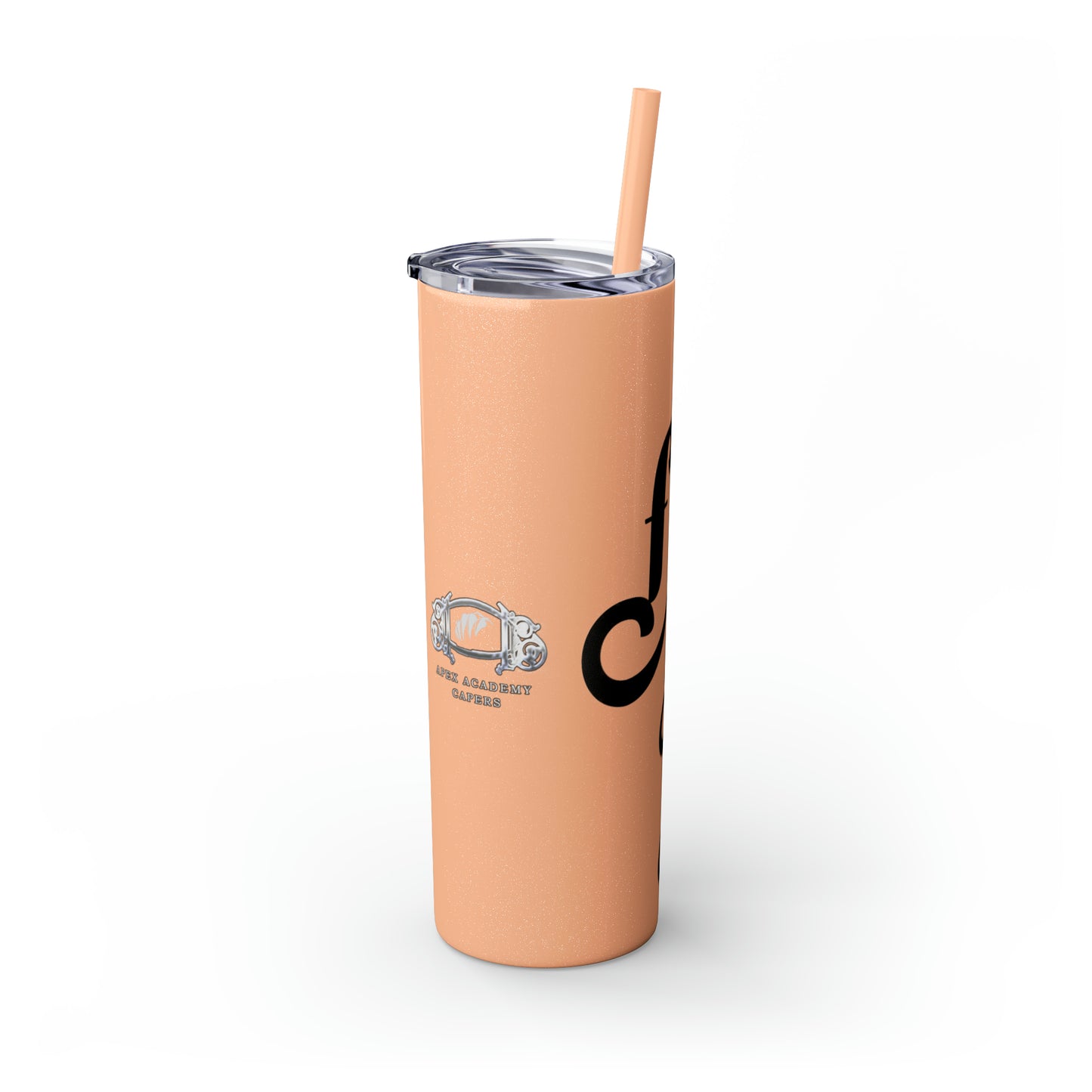 Fitz MF'N Khan Skinny Tumbler with Straw, 20oz