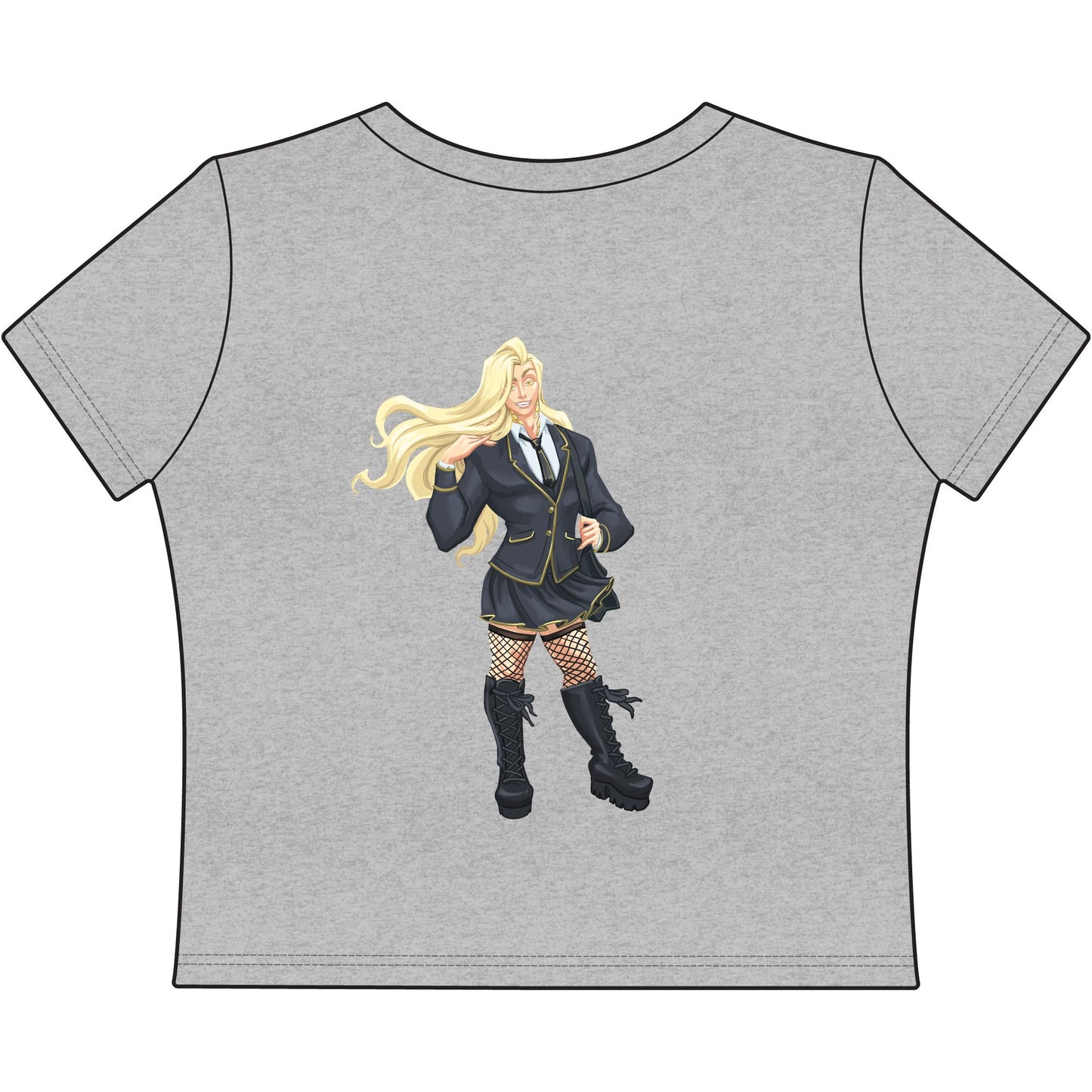 Cassandra Featherstone x Phantom Dame Xerxes Women Baby Tee