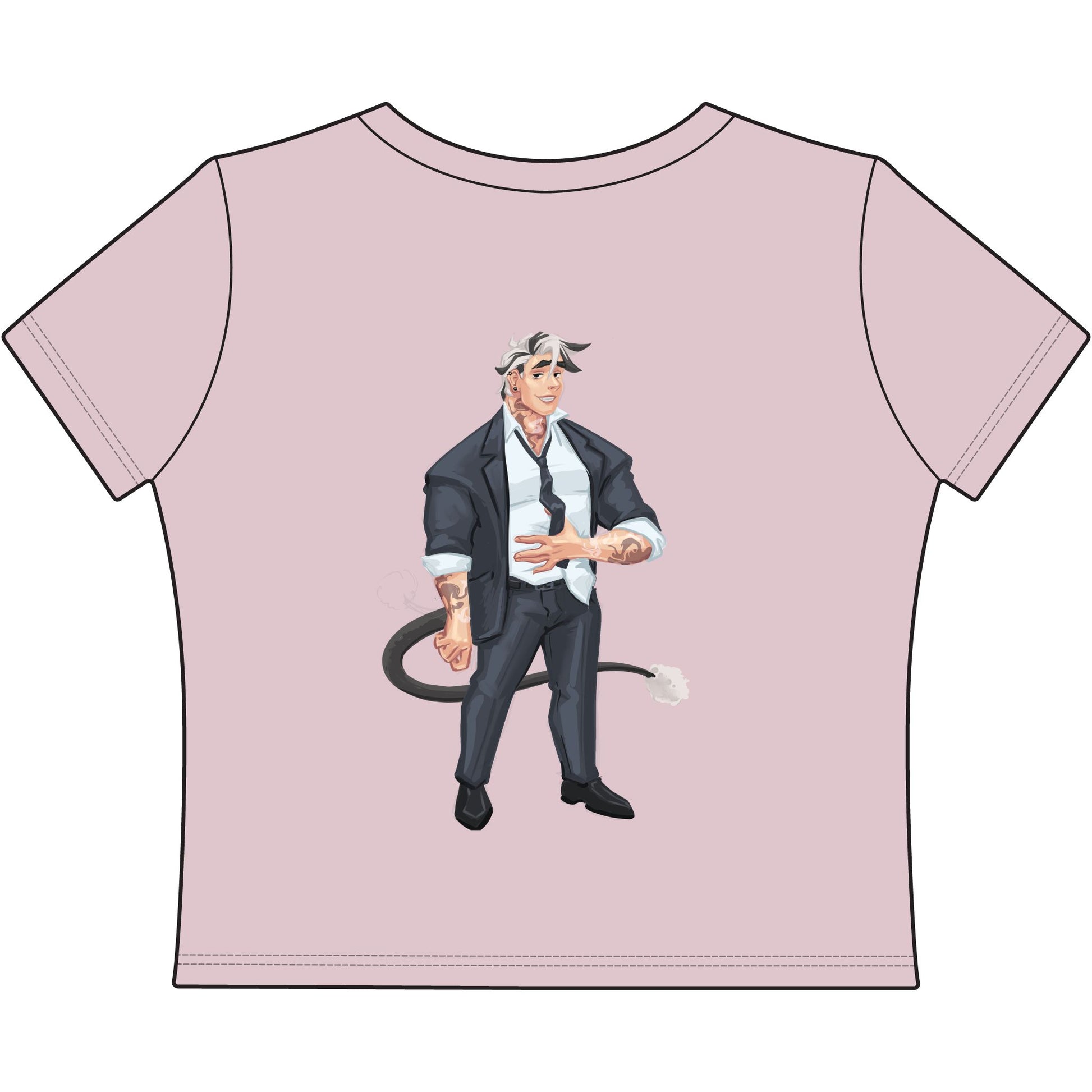 Cassandra Featherstone x Phantom Dame Salem Women Baby Tee