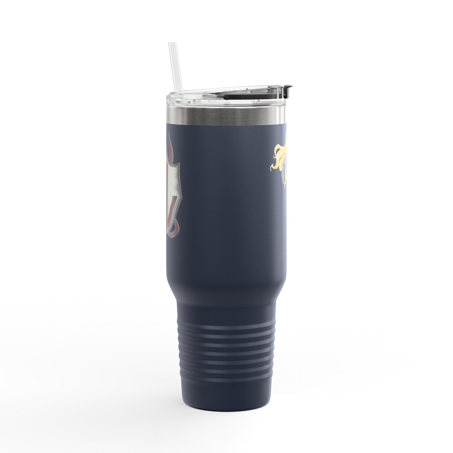 Cassandra Featherstone x Phantom Dame 'Xerxes' (Discordia University) Insulated Travel Mug, 40oz
