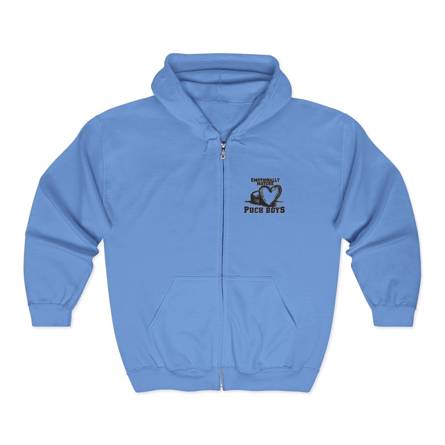 Emotionally Mature Puck Boys Unisex Heavy Blend™ Full Zip Hooded Sweatshirt