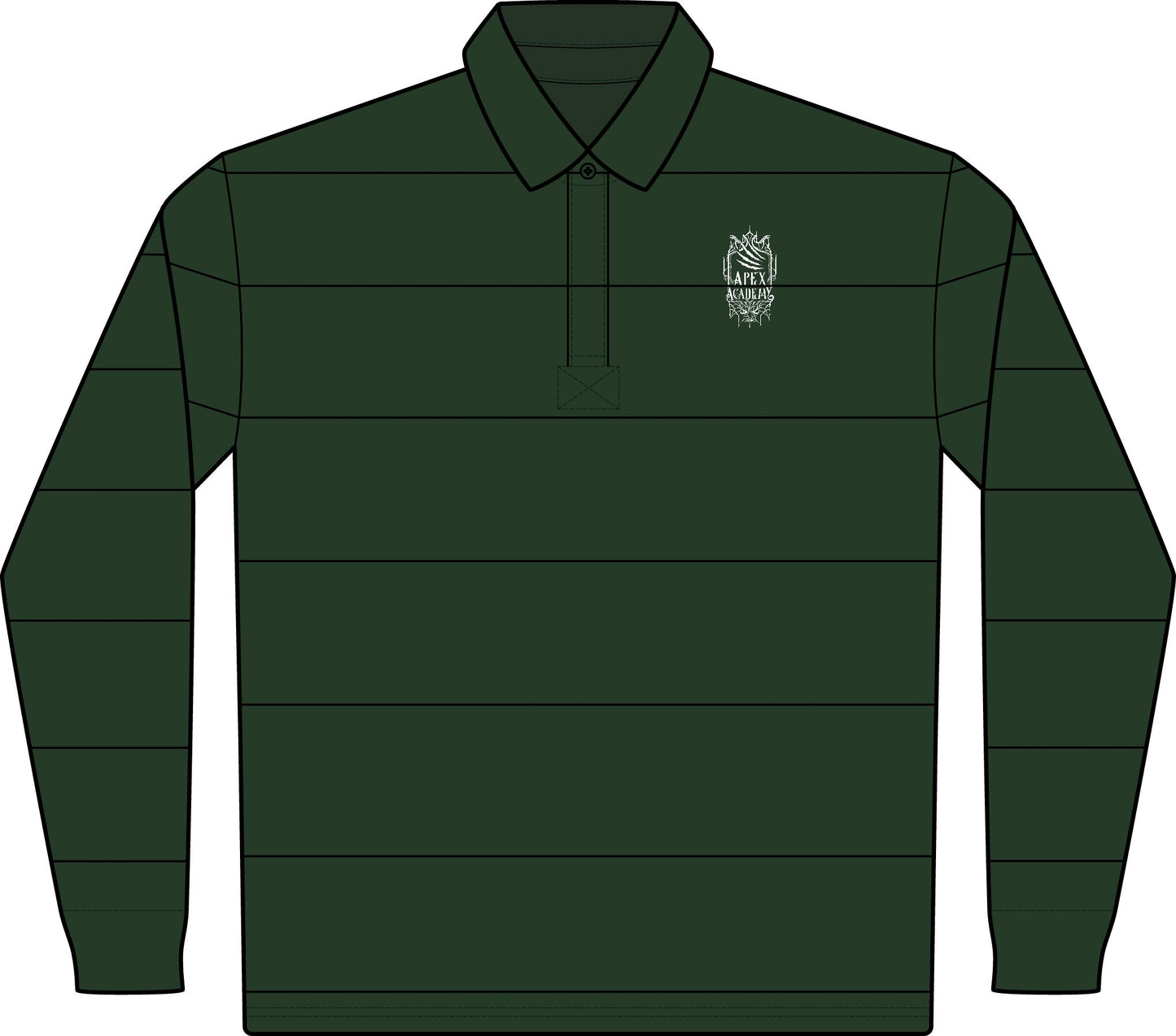Cassandra Featherstone x Aethrastic Designs Classic Long Sleeve Rugby Polo
