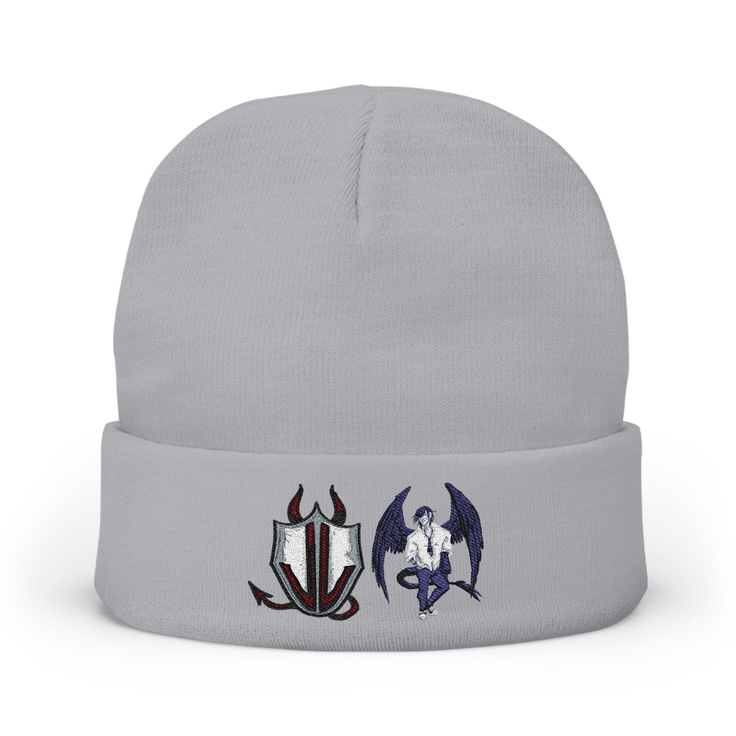 'Oriel' Cassandra Featherstone x Phantom Dame Knit Beanie (Embroidery)