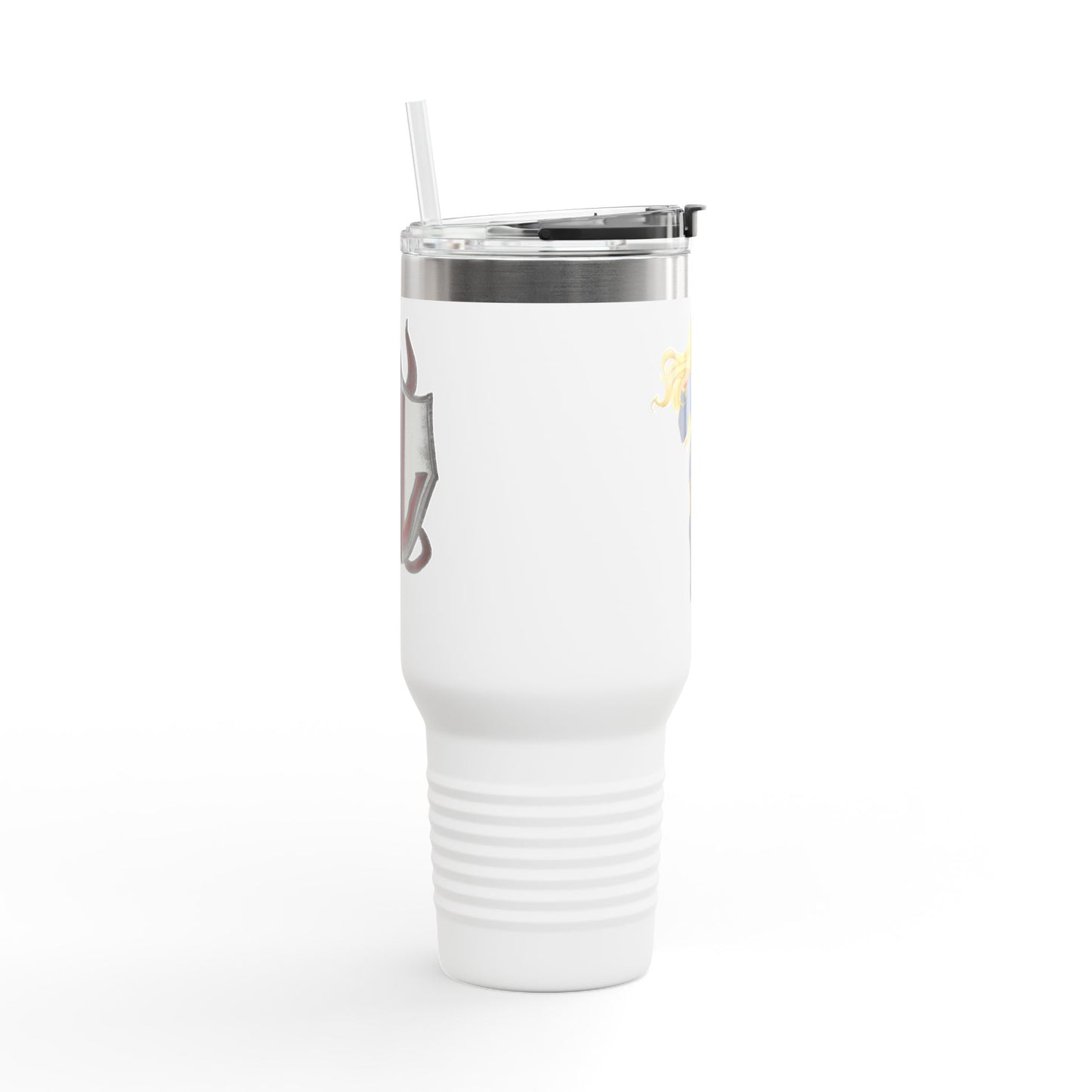 Cassandra Featherstone x Phantom Dame 'Xerxes' (Discordia University) Insulated Travel Mug, 40oz