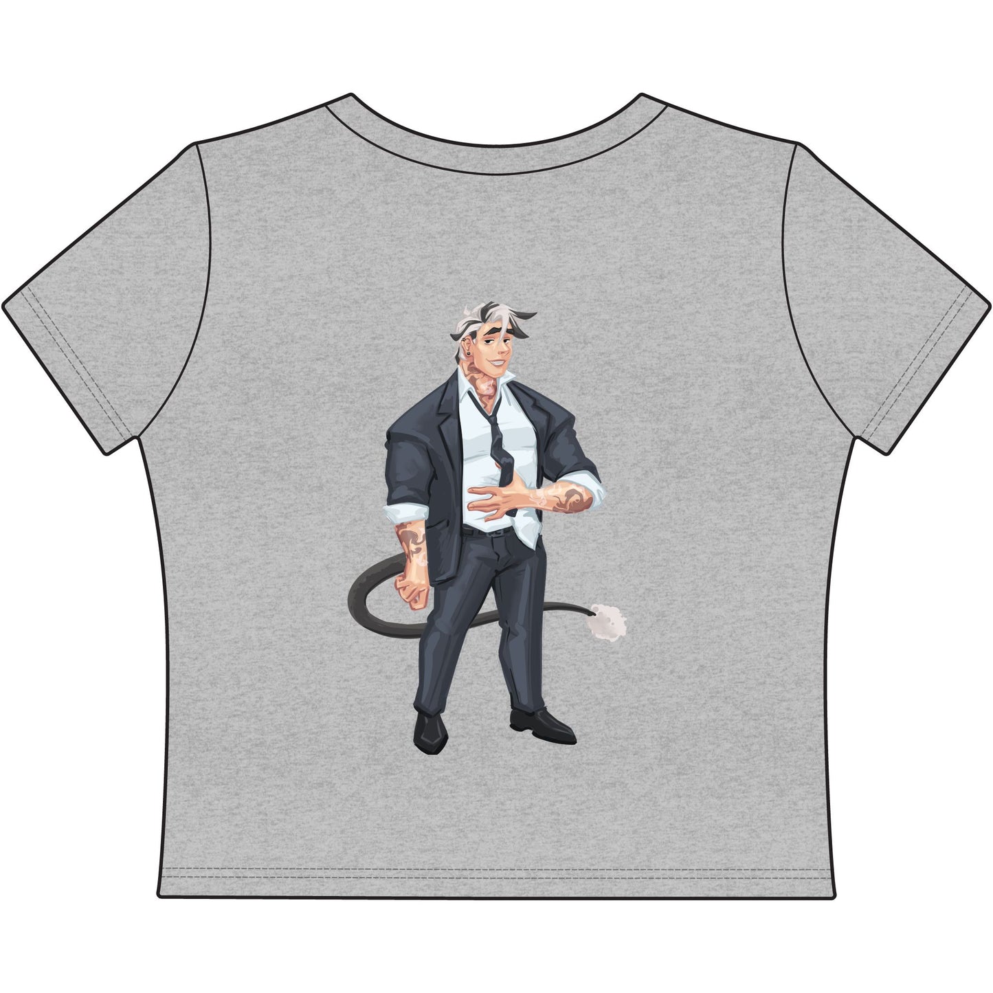Cassandra Featherstone x Phantom Dame Salem Women Baby Tee