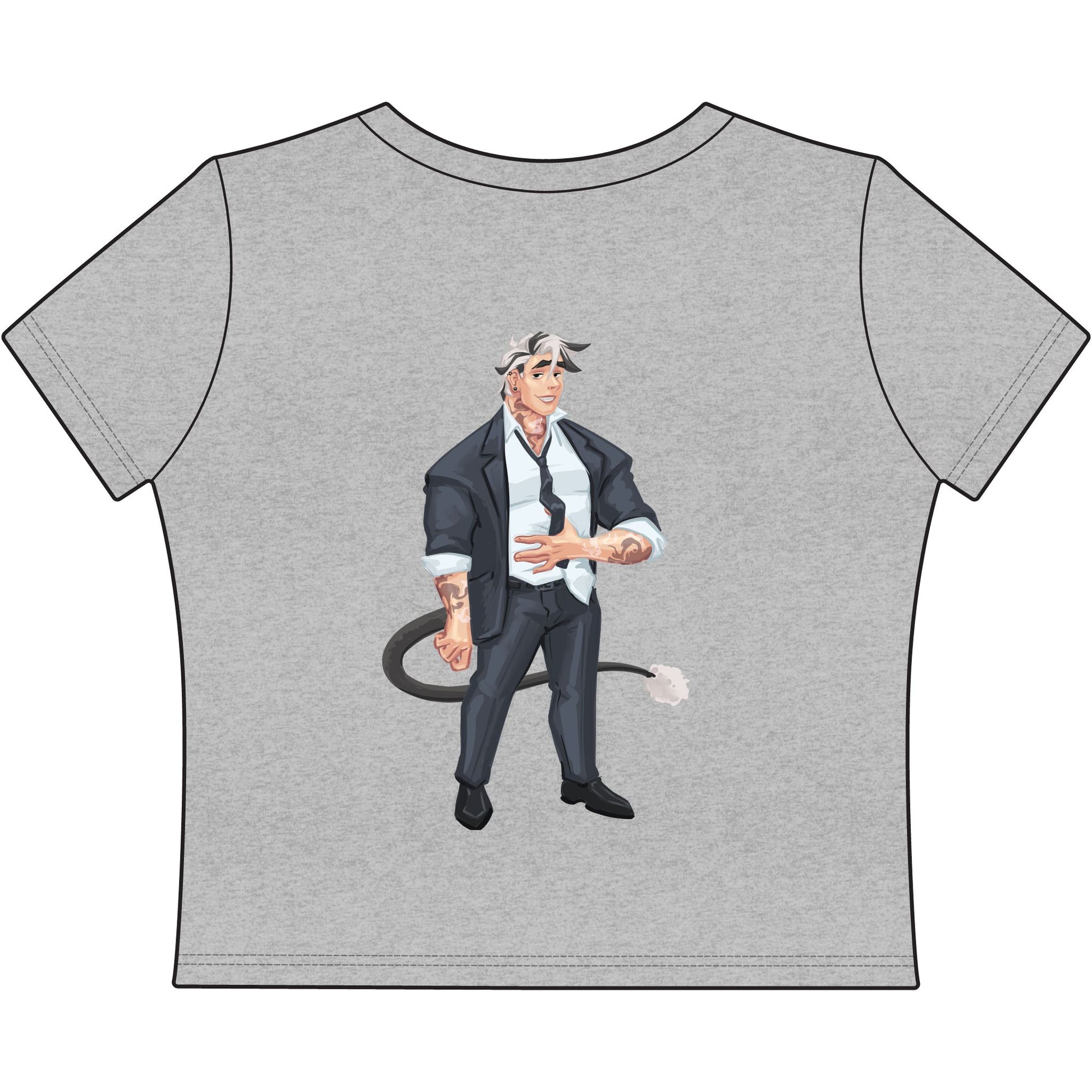 Cassandra Featherstone x Phantom Dame Salem Women Baby Tee