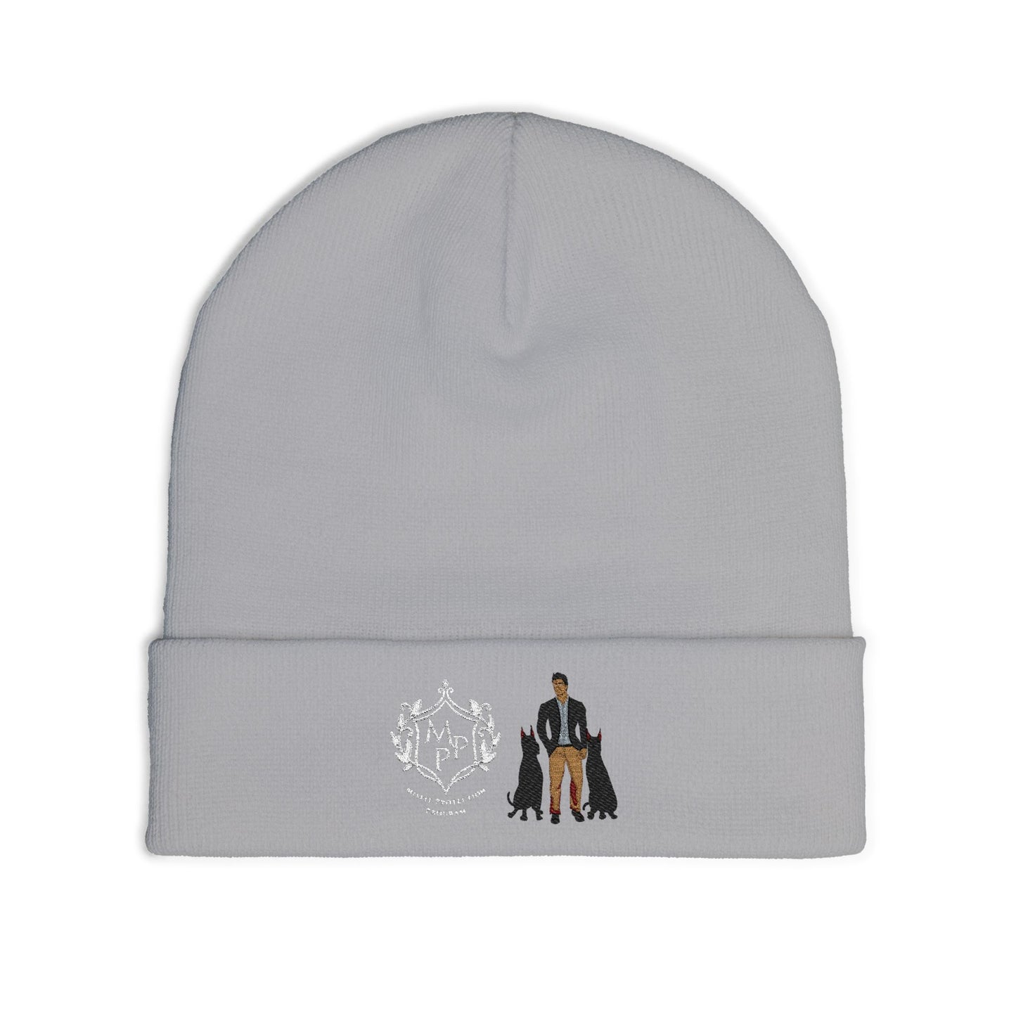 'Teddy' Cassandra Featherstone x Honeyy.Fae Knit Beanie (Embroidery)