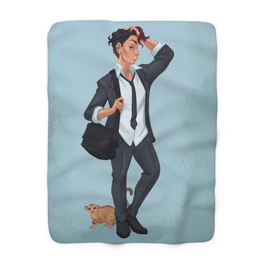 Cassandra Featherstone xPhantom Dame KKDottie Fleece Blanket
