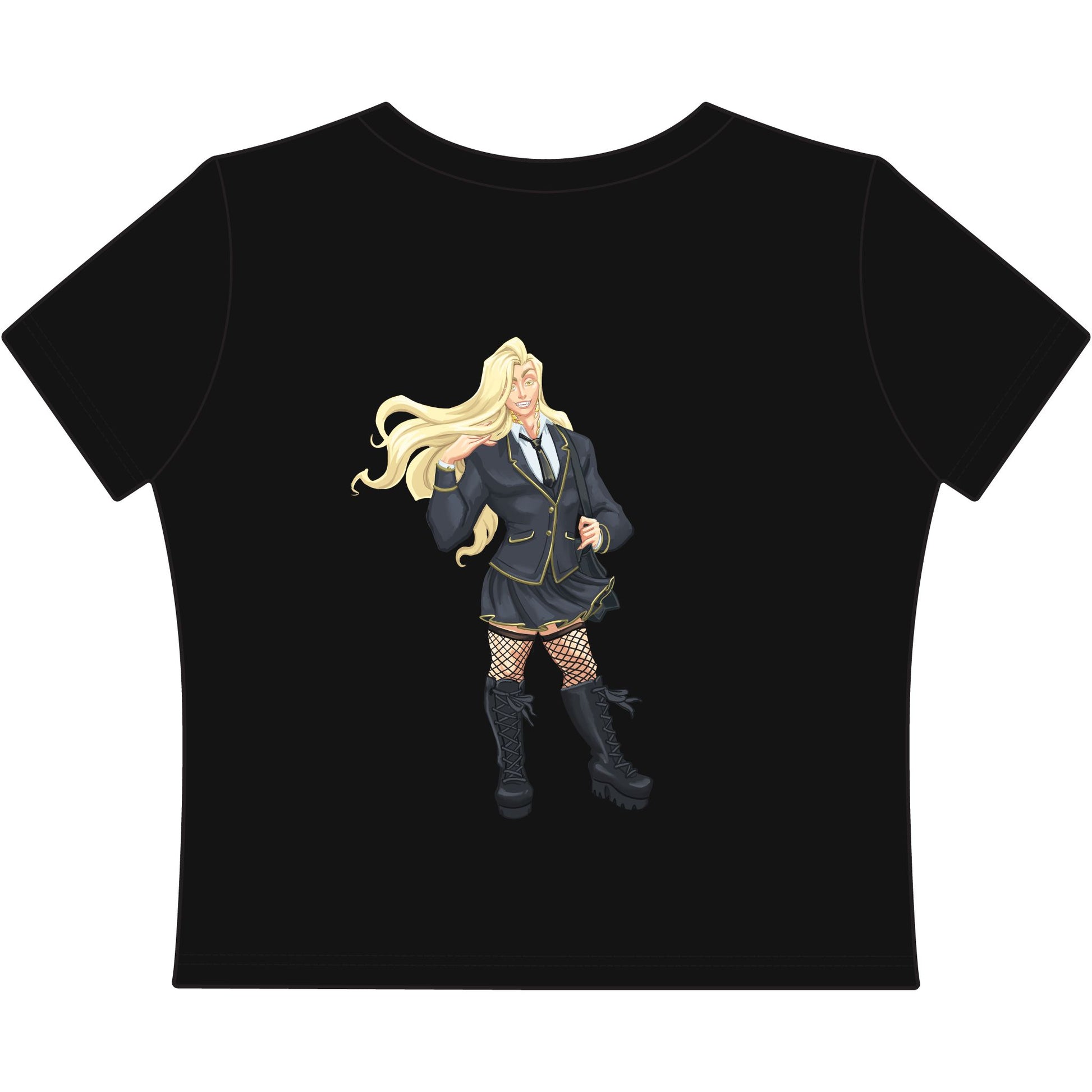 Cassandra Featherstone x Phantom Dame Xerxes Women Baby Tee