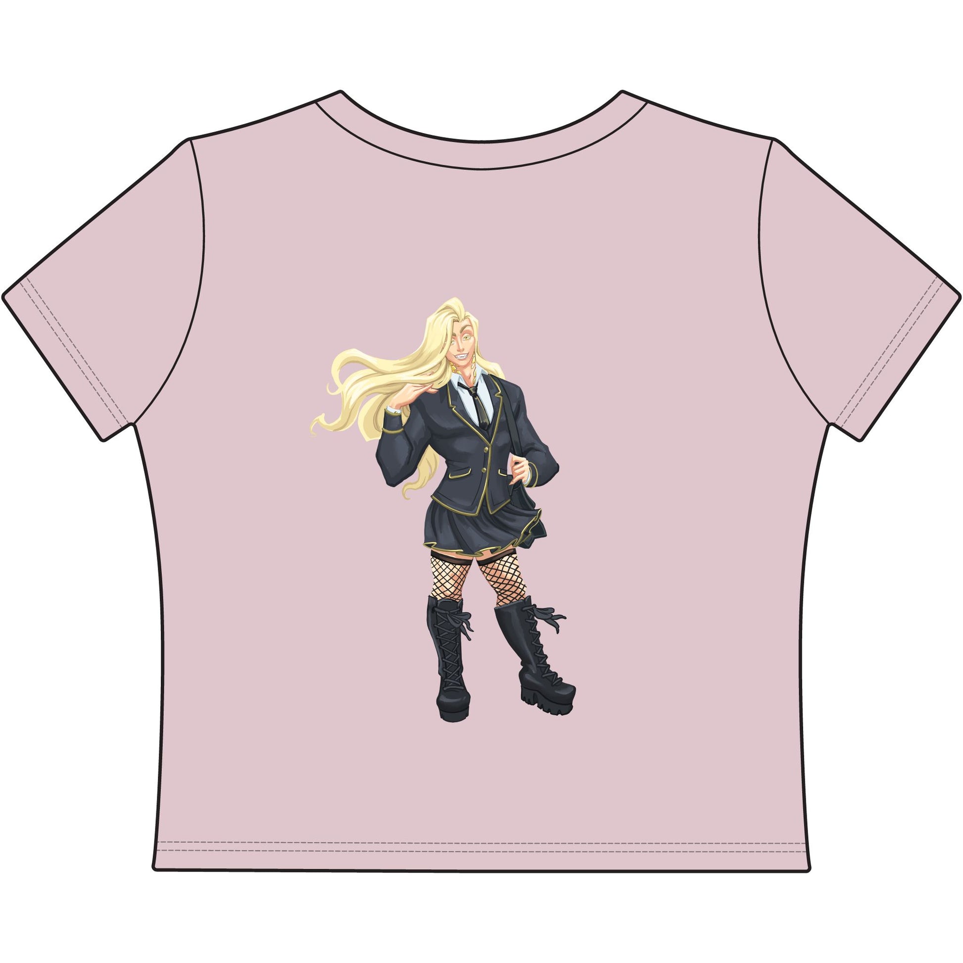 Cassandra Featherstone x Phantom Dame Xerxes Women Baby Tee