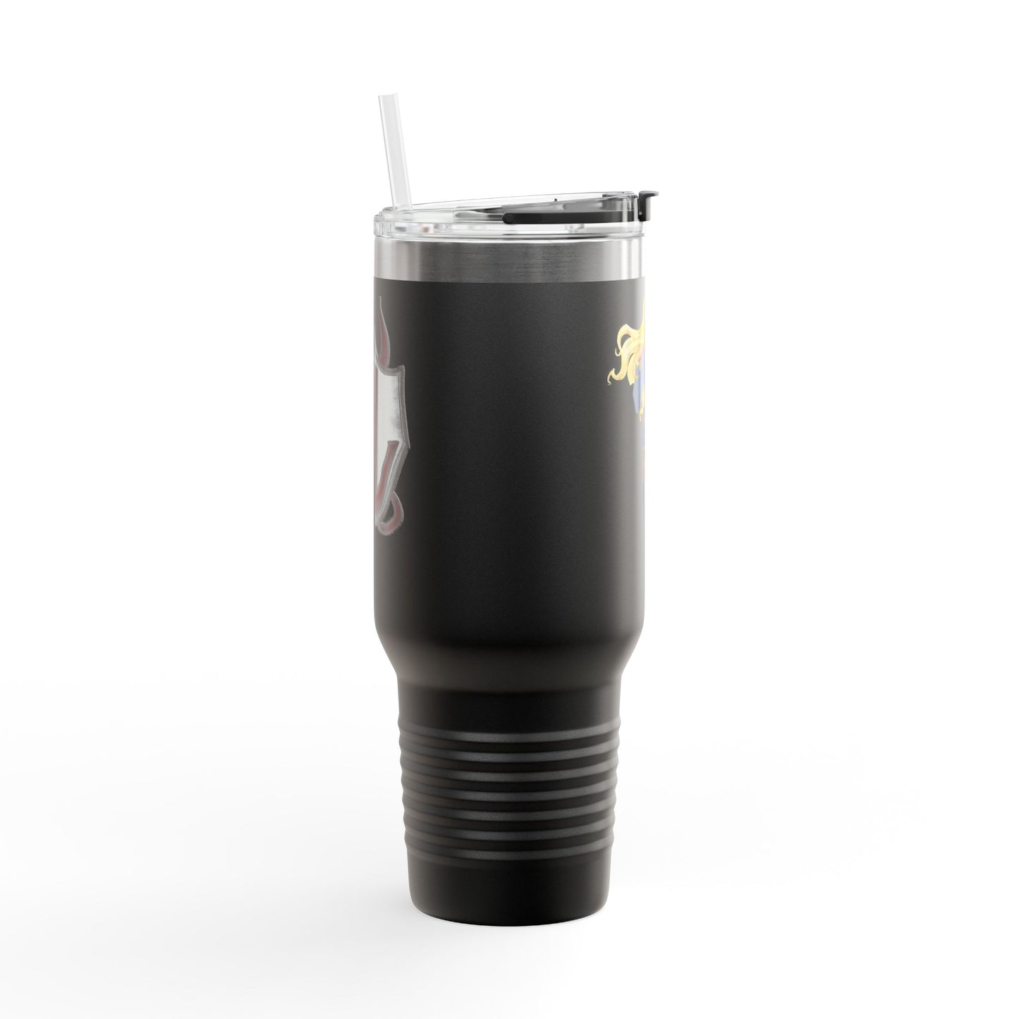 Cassandra Featherstone x Phantom Dame 'Xerxes' (Discordia University) Insulated Travel Mug, 40oz