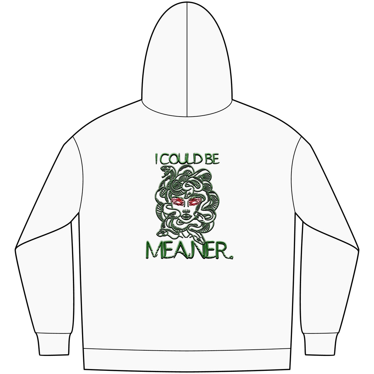 I Could Be Meaner SSU Men's Fleece Hoodie