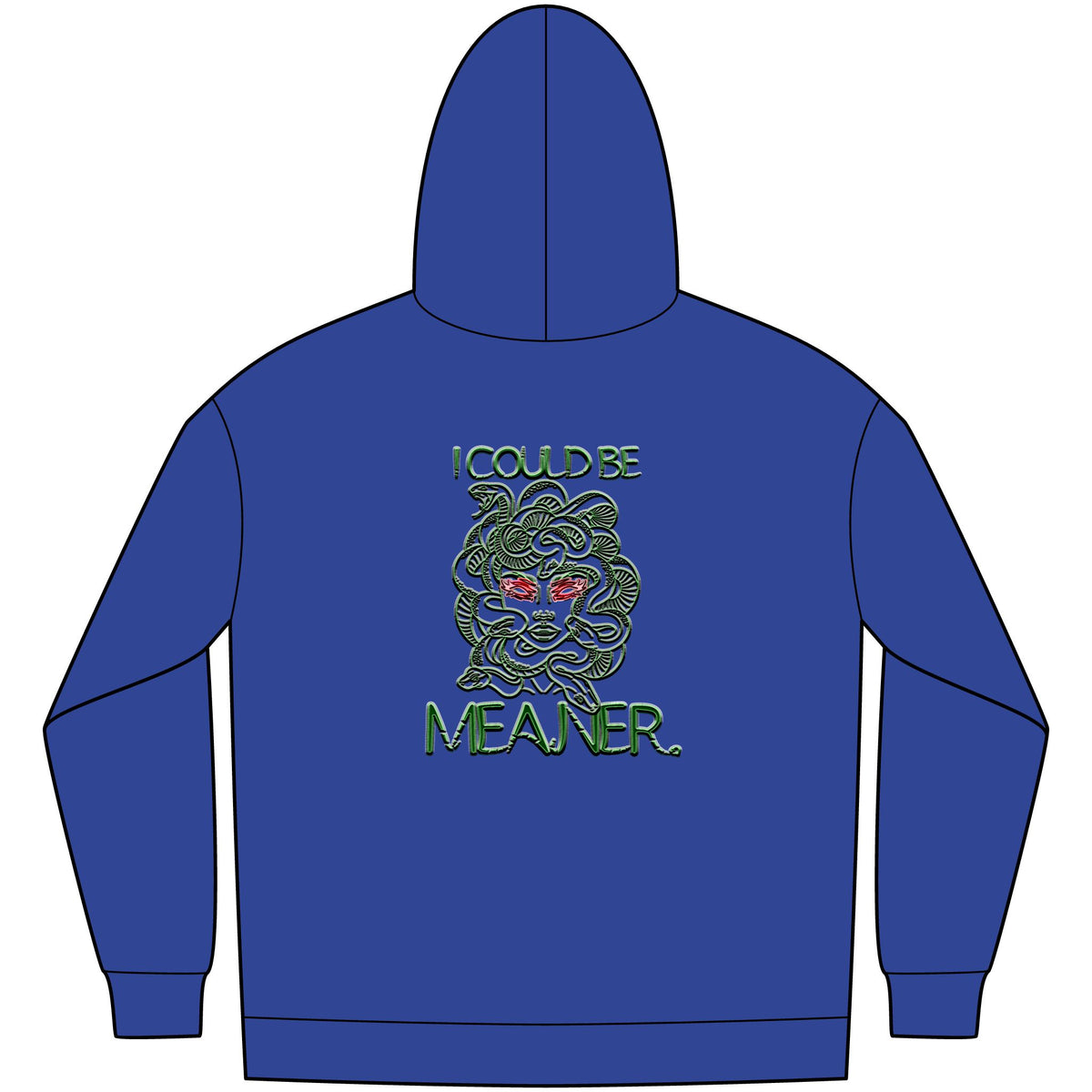 I Could Be Meaner SSU Men's Fleece Hoodie