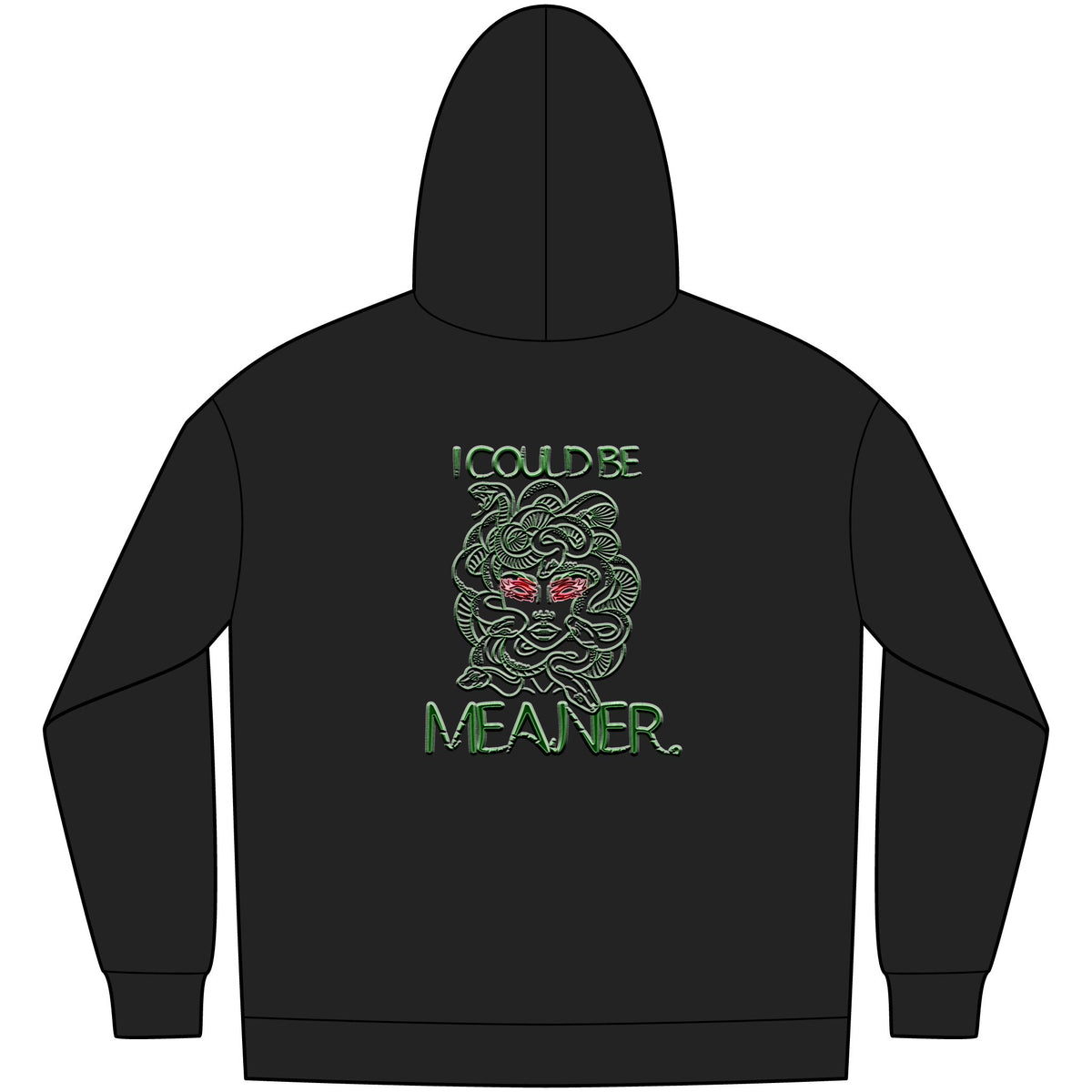 I Could Be Meaner SSU Men's Fleece Hoodie