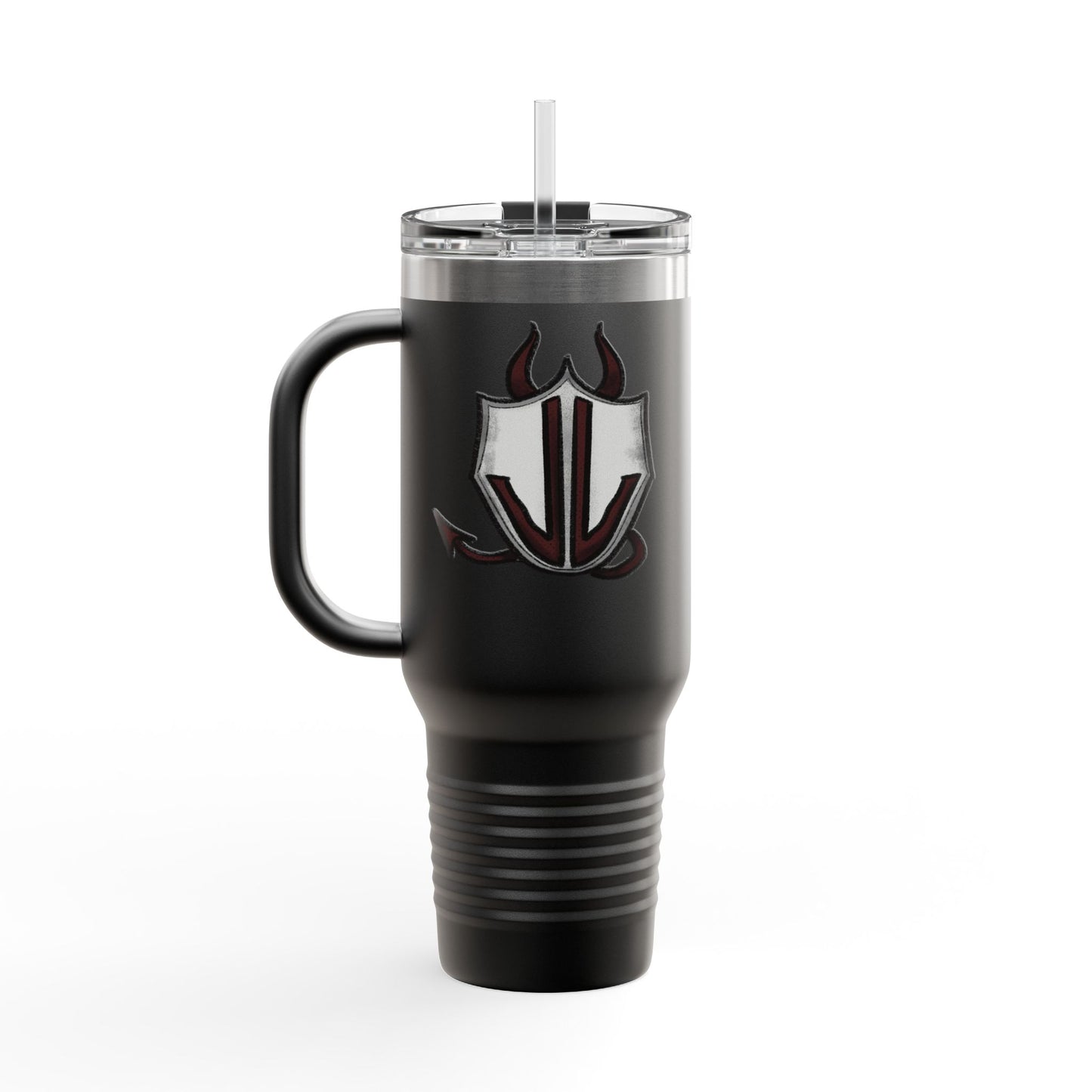 Cassandra Featherstone x Phantom Dame 'Xerxes' (Discordia University) Insulated Travel Mug, 40oz