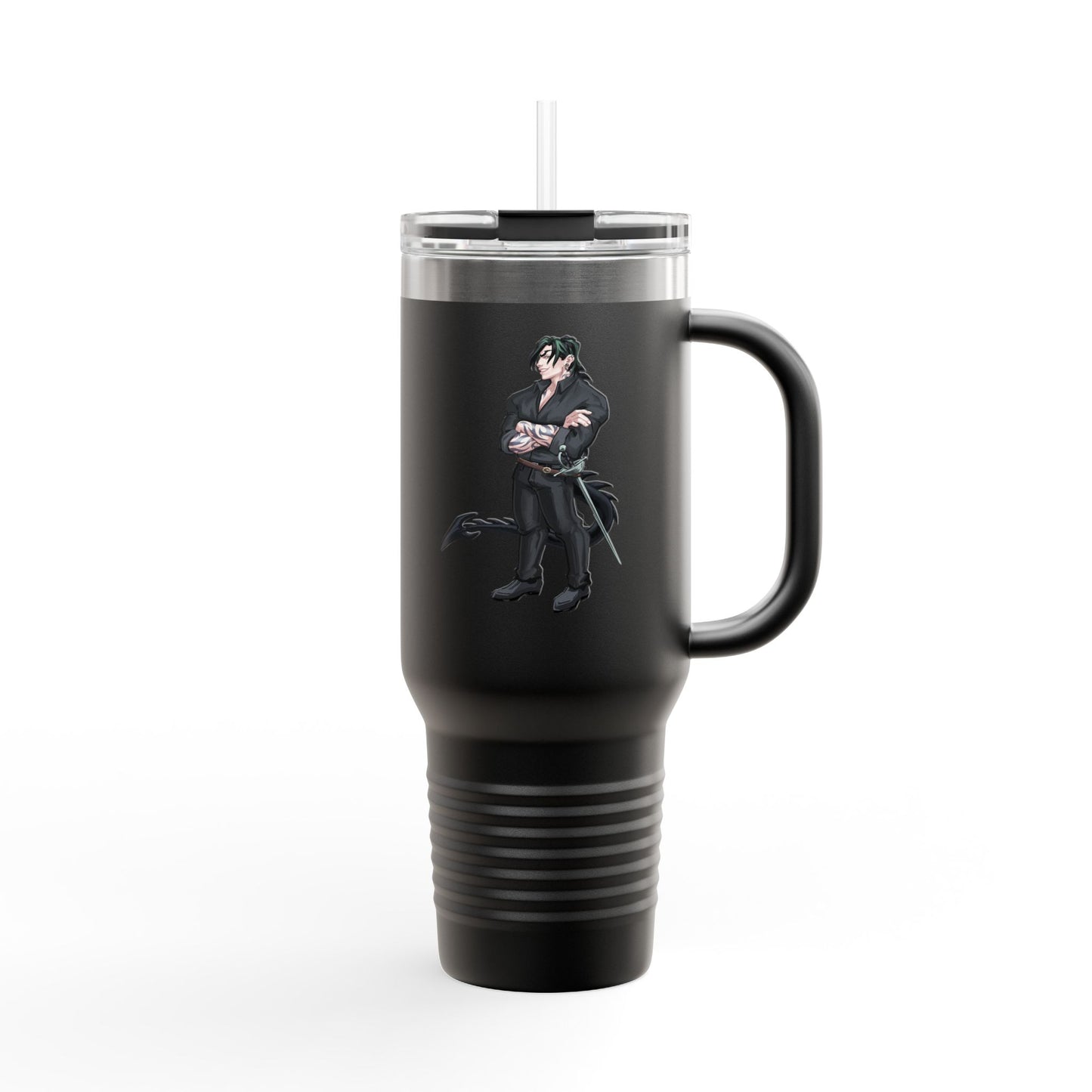 Cassandra Featherstone x Phantom Dame 'Jasper' (Discordia University) Insulated Travel Mug, 40oz