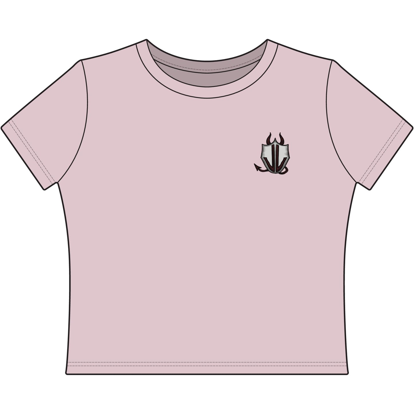 Cassandra Featherstone x Phantom Dame Jasper Women Baby Tee