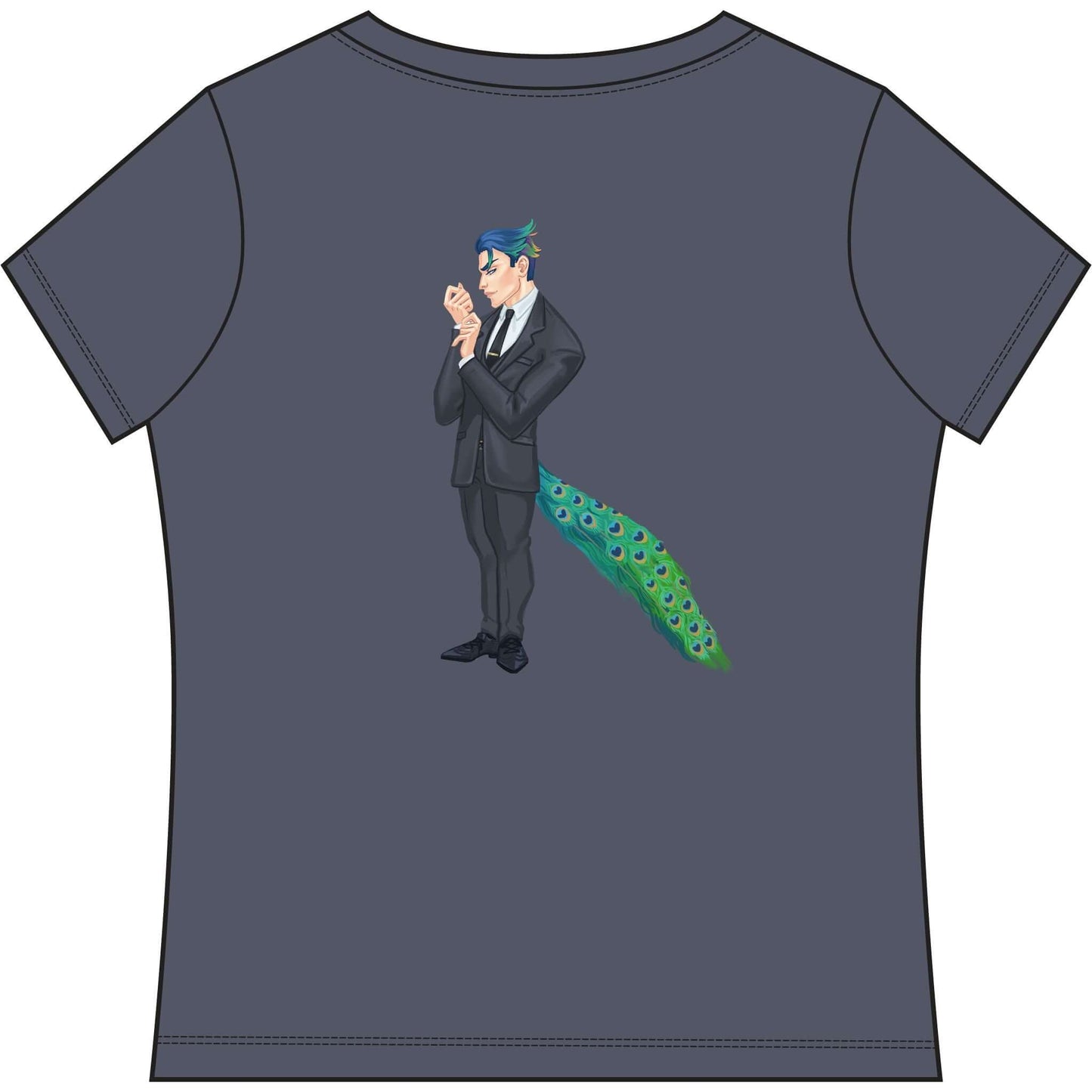 Cassandra Featherstone x Phantom Dame Anton Band Tee V Neck