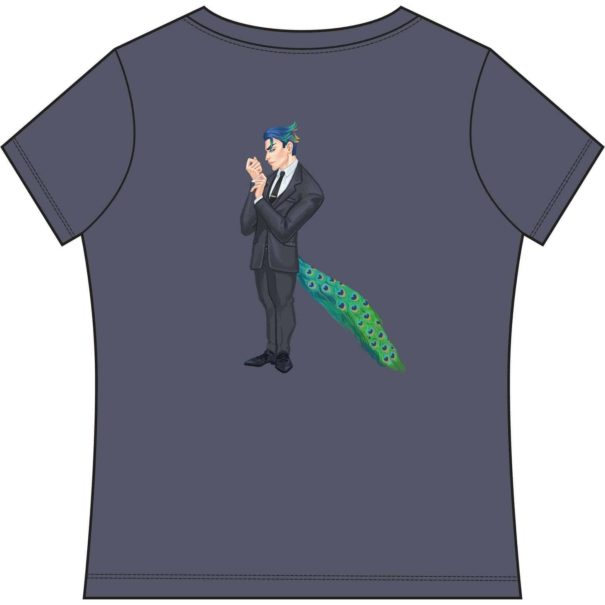 Cassandra Featherstone x Phantom Dame Anton Band Tee V Neck