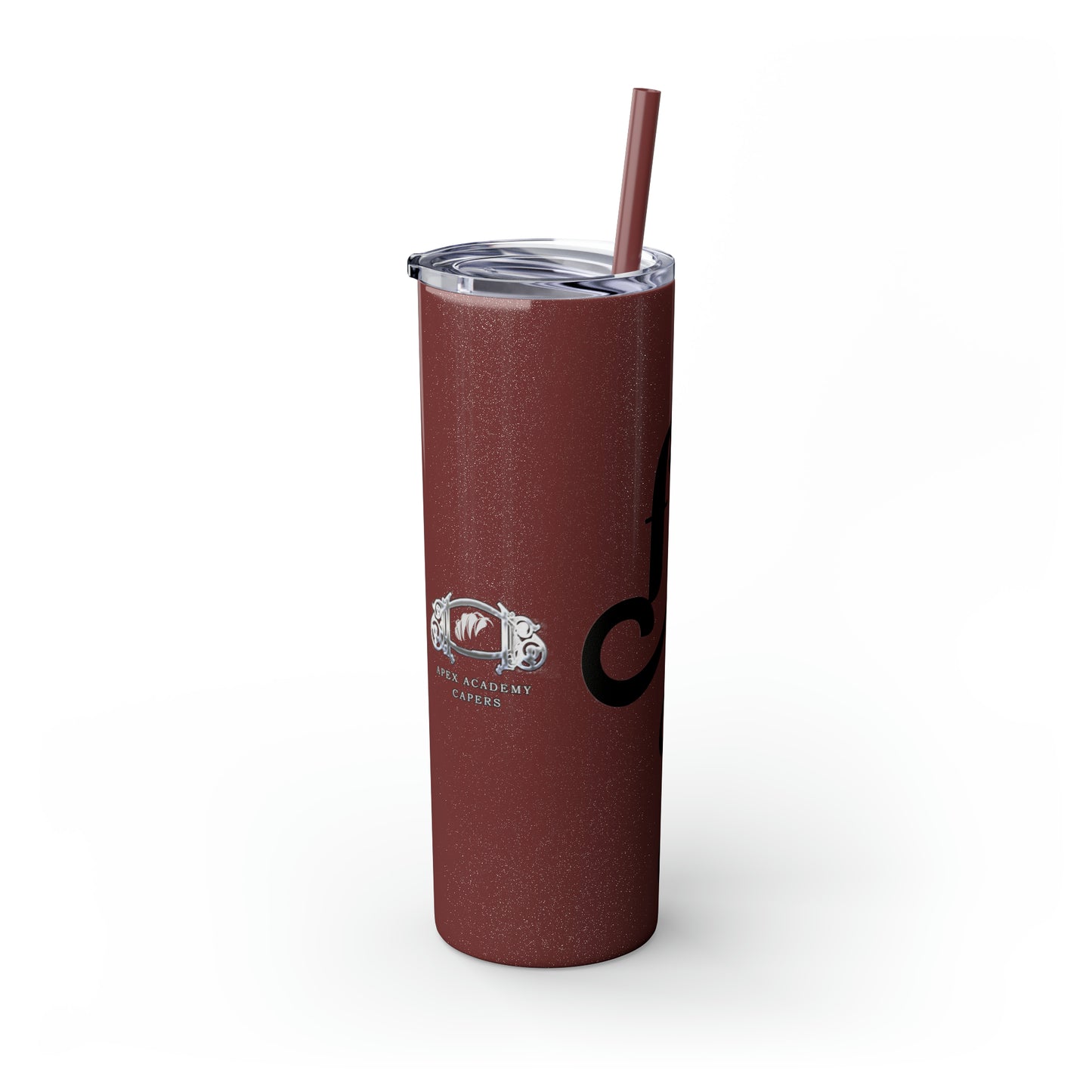 Fitz MF'N Khan Skinny Tumbler with Straw, 20oz