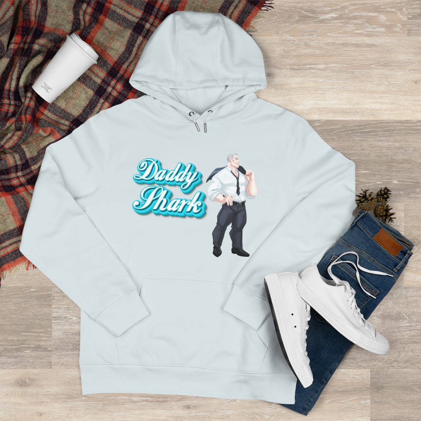 'Daddy Shark' Cassandra FeatherstonexPhantom DamexHoneyyfae Hooded Sweatshirt