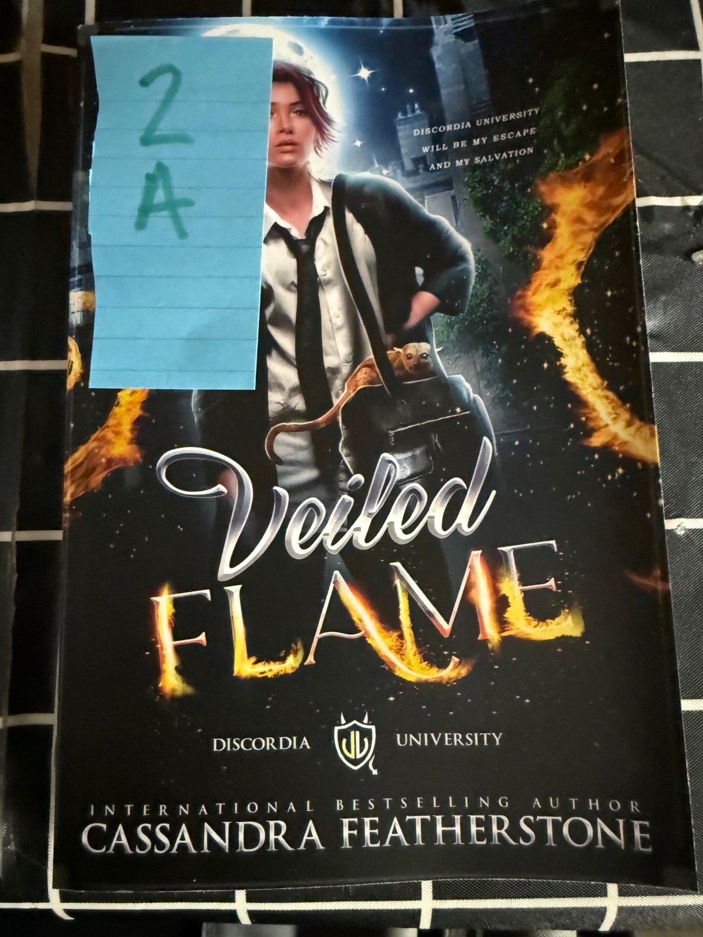DAMAGED-Veiled Flame: A Reverse Harem Demon Academy Romance 2A