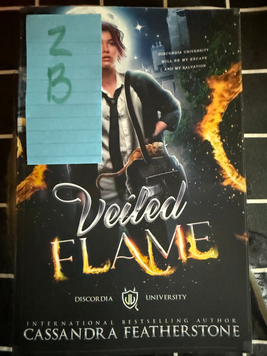DAMAGED-Veiled Flame: A Reverse Harem Demon Academy Romance 2B