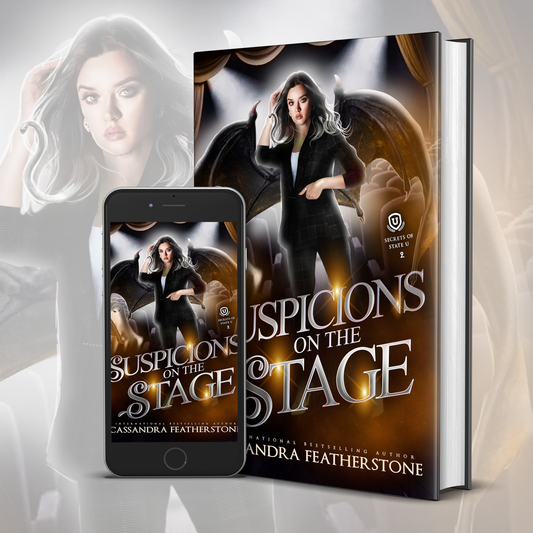 Preorder- Suspicions on the Stage: A Reverse Harem Shifter Age Gap Academy Romance