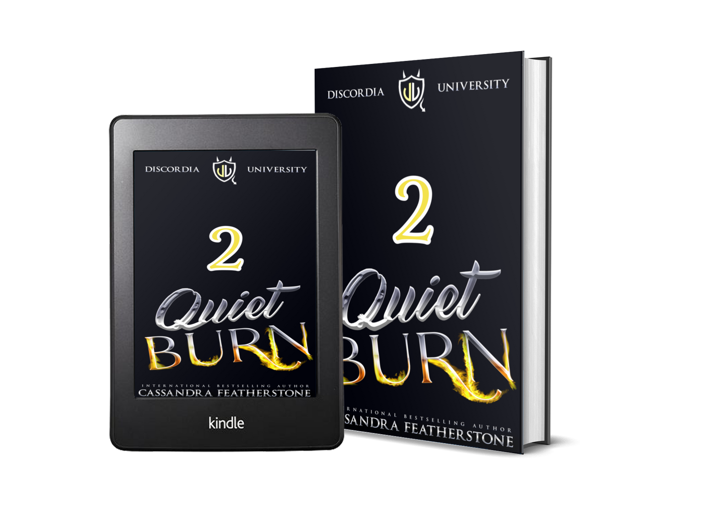 Preorder- Quiet Burn: A Reverse Harem Demon Academy Romance